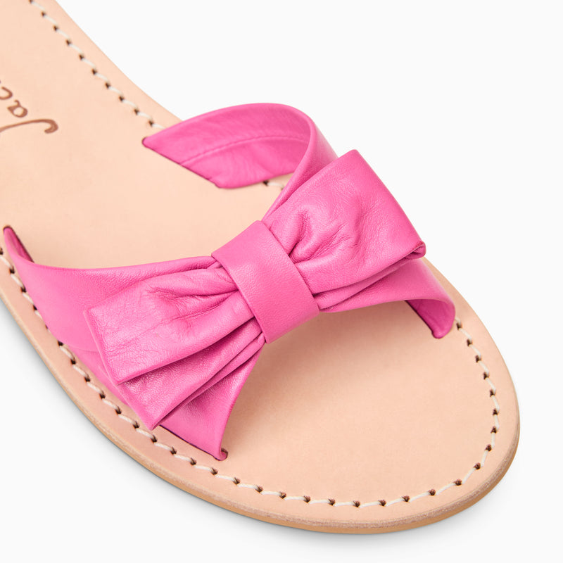 Brightly Bow Leather Sandal