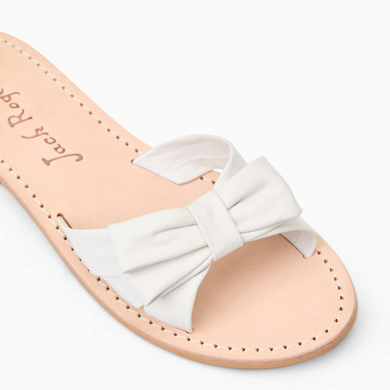 Brightly Bow Leather Sandal