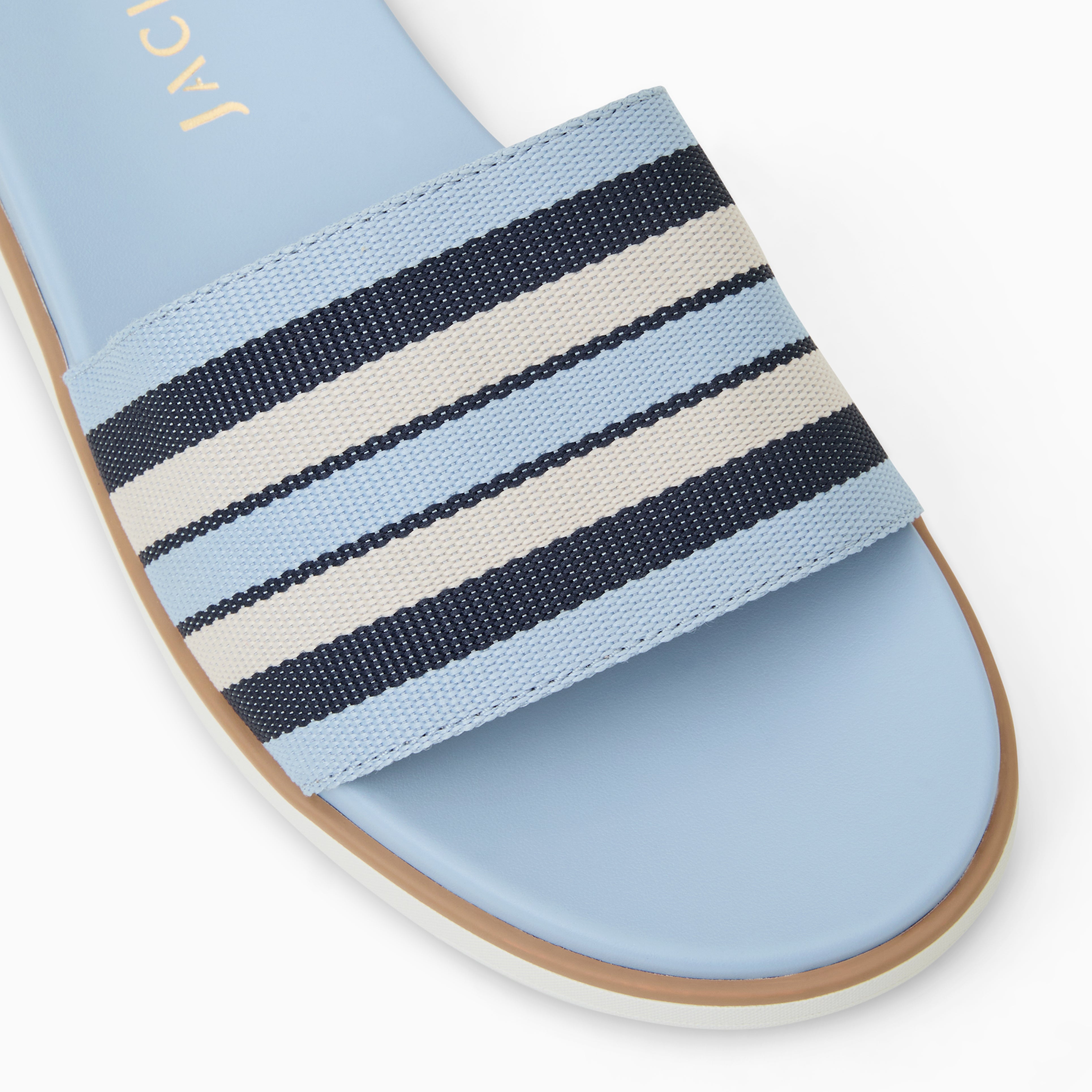 Jack Rogers Bayview Slide Sandal | Webbing | Blue Multi