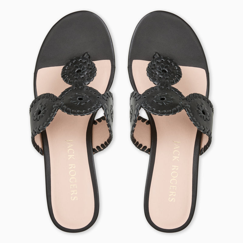 Kimberly Leather Mid Wedge