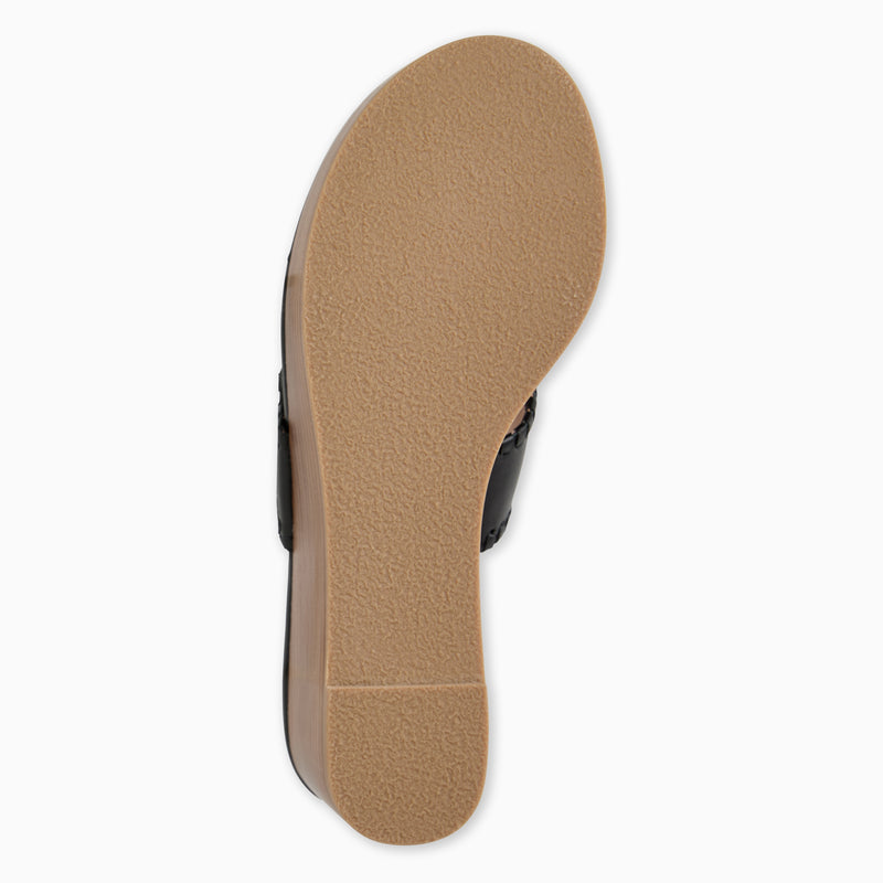 Kimberly Leather Mid Wedge