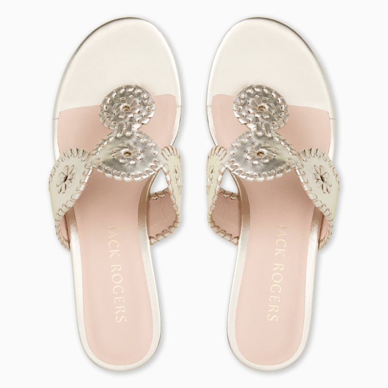Kimberly Leather Mid Wedge