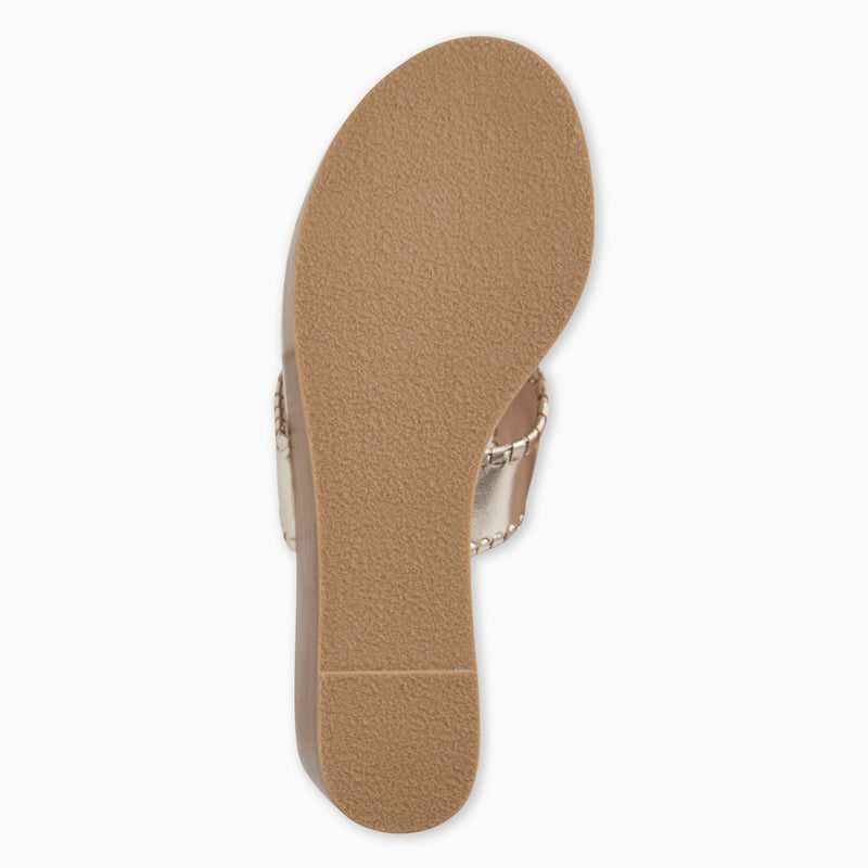 Kimberly Leather Mid Wedge