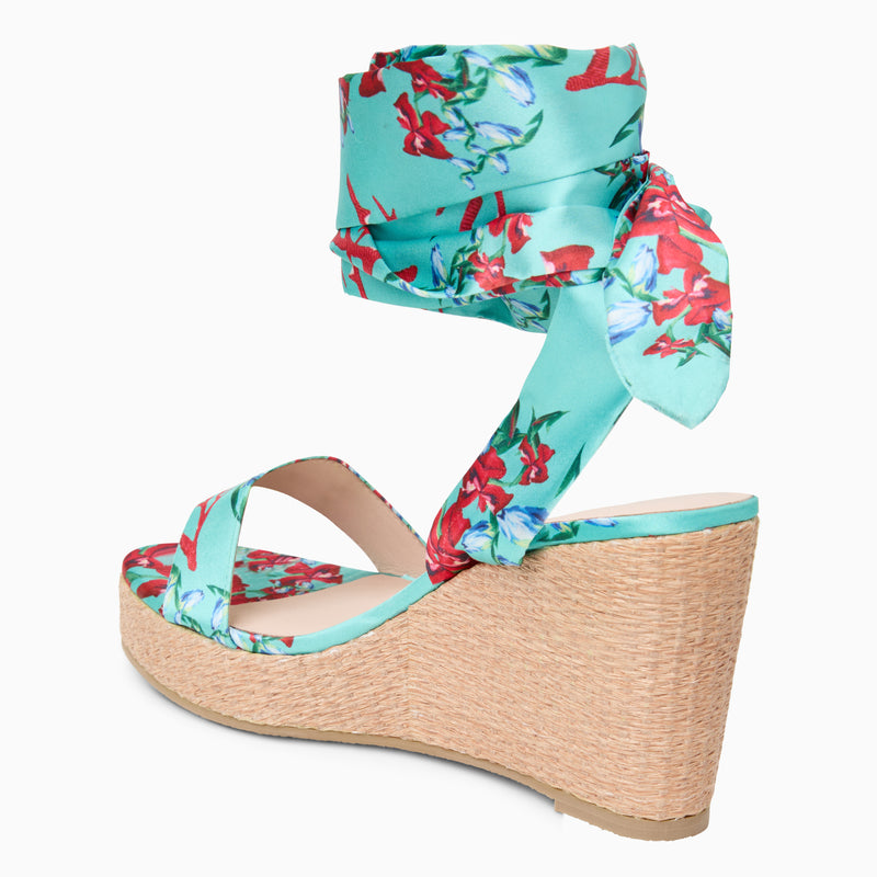 Deirdre Scarf Platform Wedge