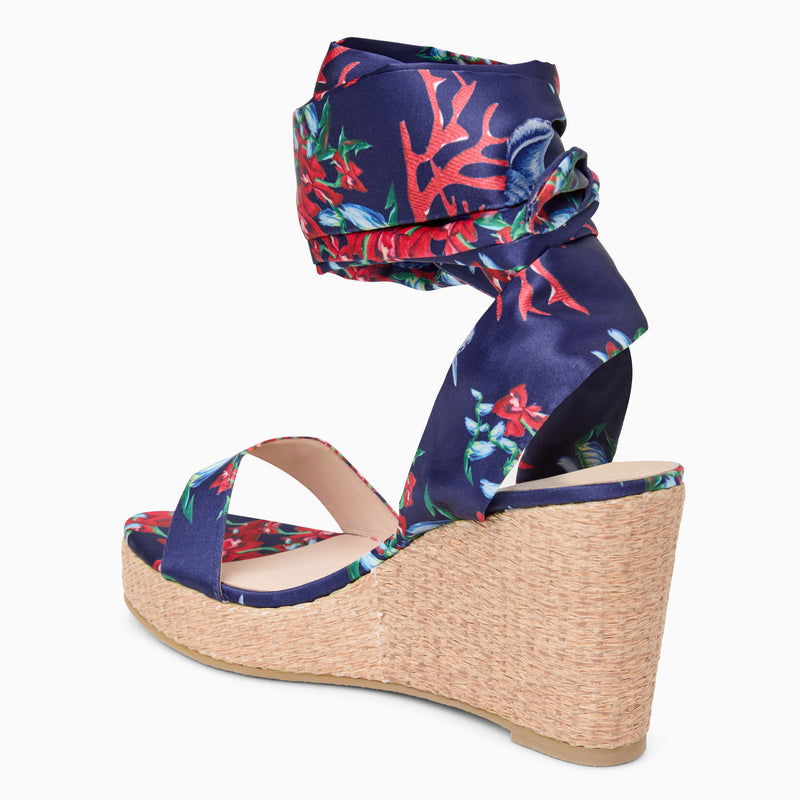 Deirdre Scarf Platform Wedge
