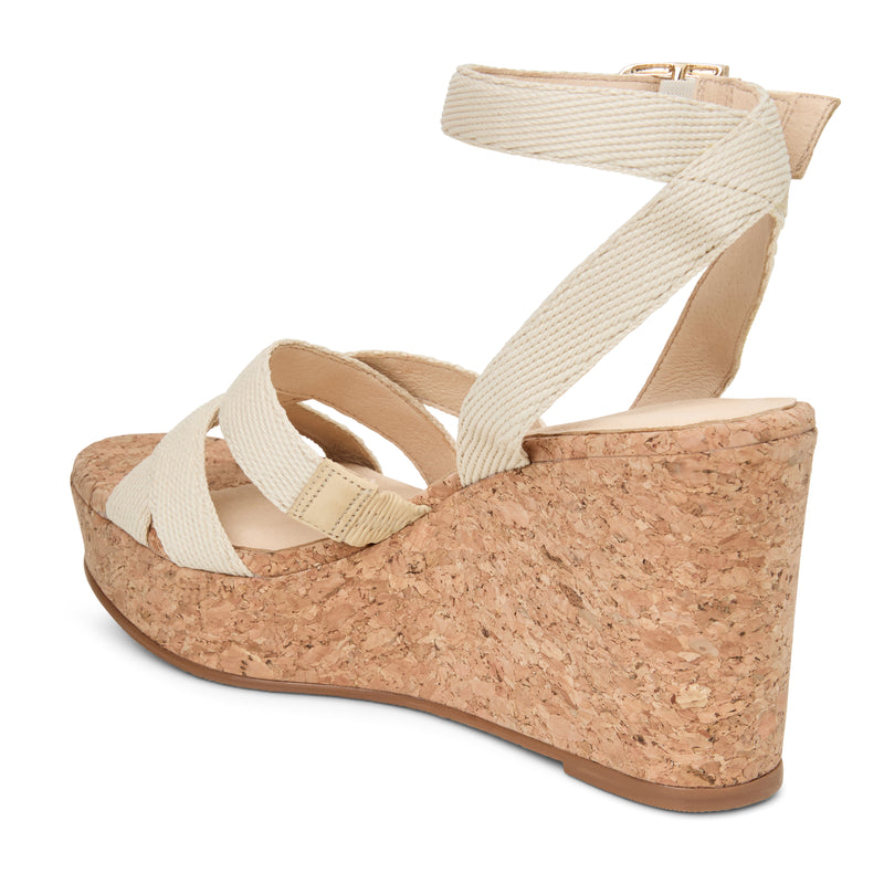 Pippa Canvas Platform Wedge