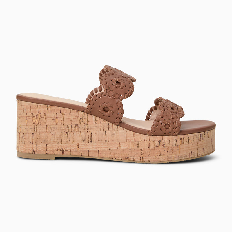 Laurin Leather Mid Wedge