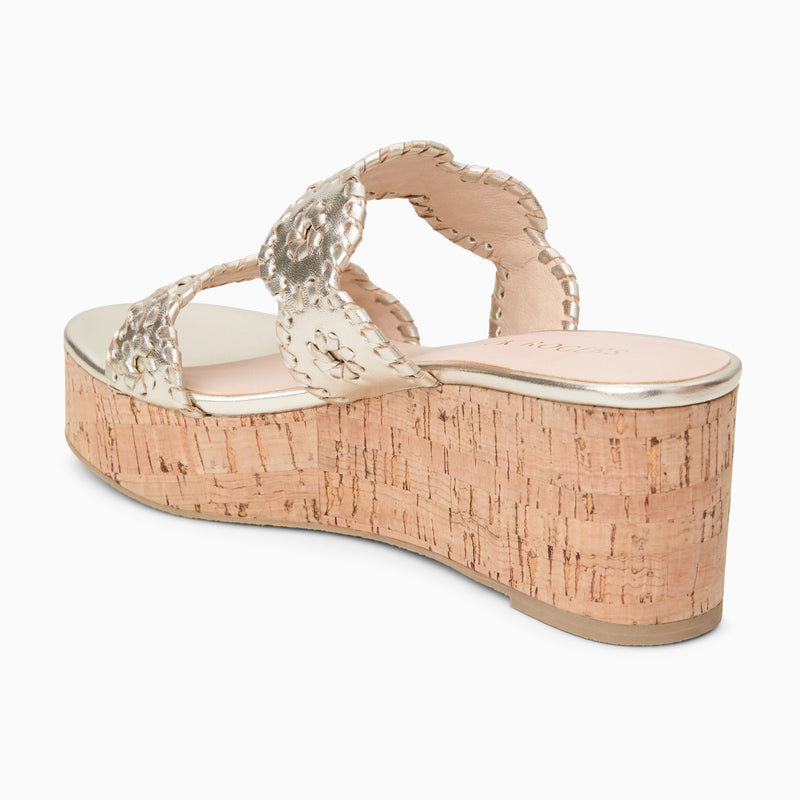 Laurin Leather Mid Wedge