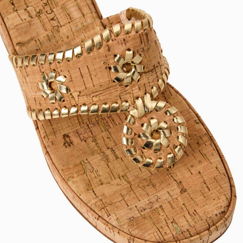 Jacks Leather Mid Wedge