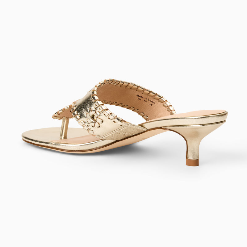 Jacks Leather Kitten Heel