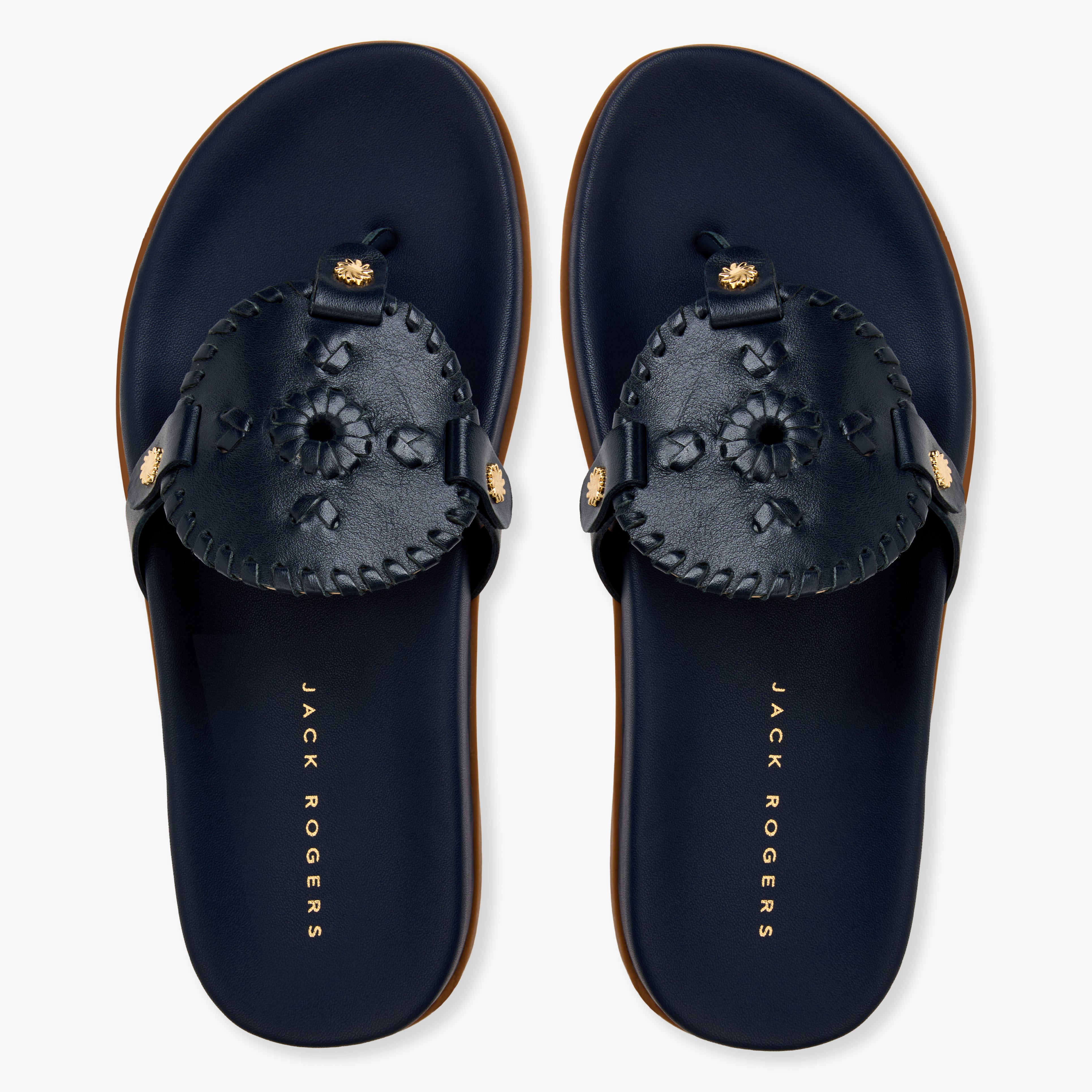 Jack Rogers Collins Casual Sandal — Midnite Nappa Leather – Jack