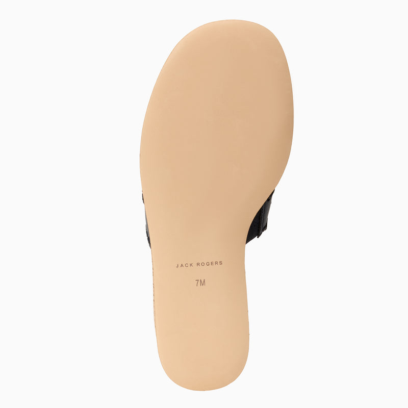 Jacks Leather Mid Wedge