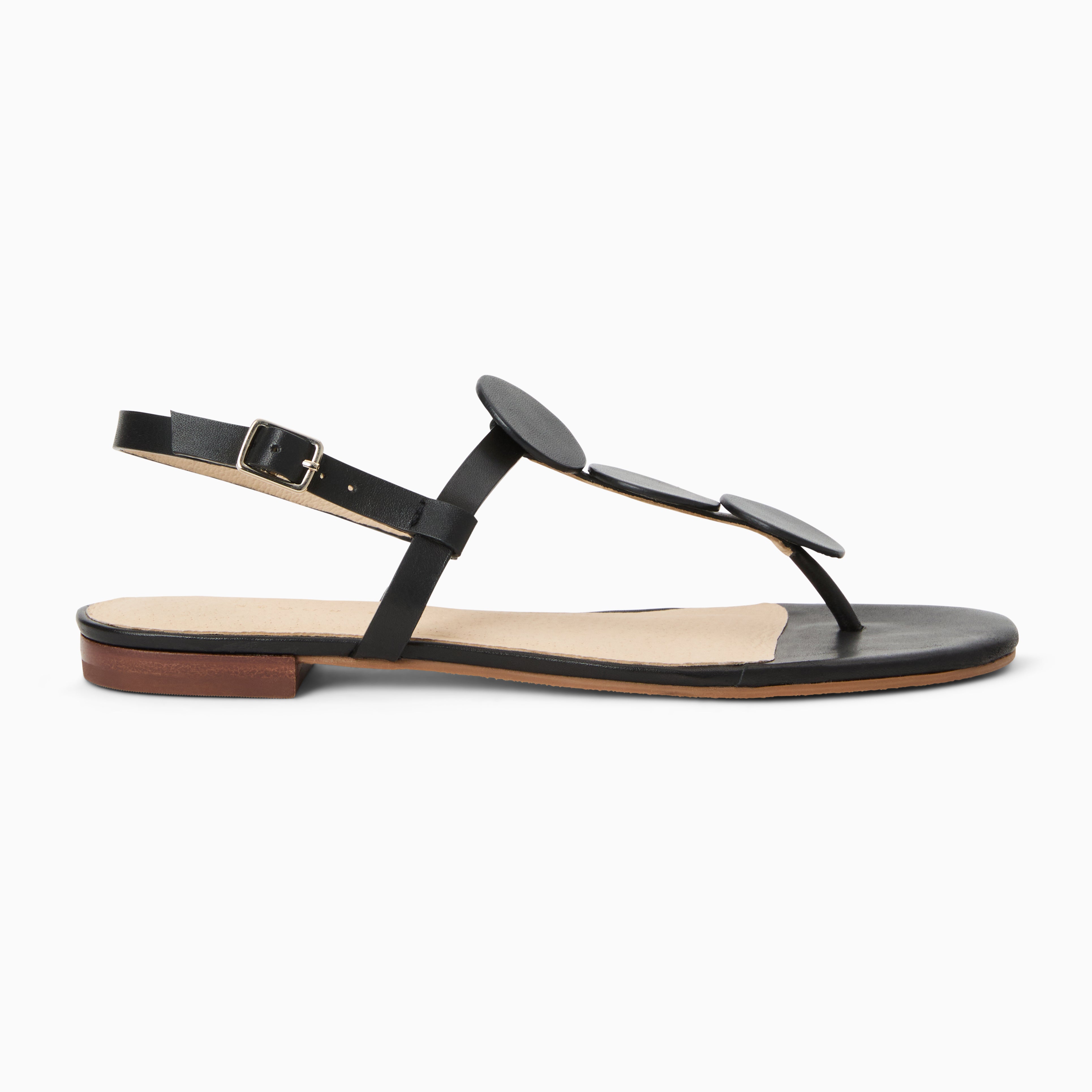 サンダル・ミュール HEREU SS24 CABERSA FLAT SANDALS (WFCABE BLACK) Sandal Cabersa Black - Sandal - Hereu - Vêtements femme - By