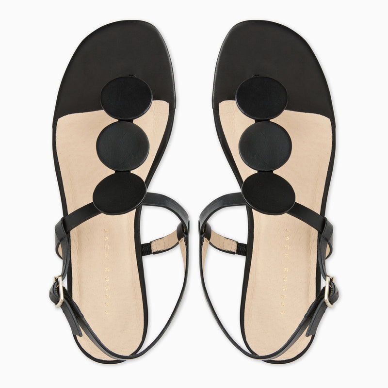 Worth Leather Flat Sandal