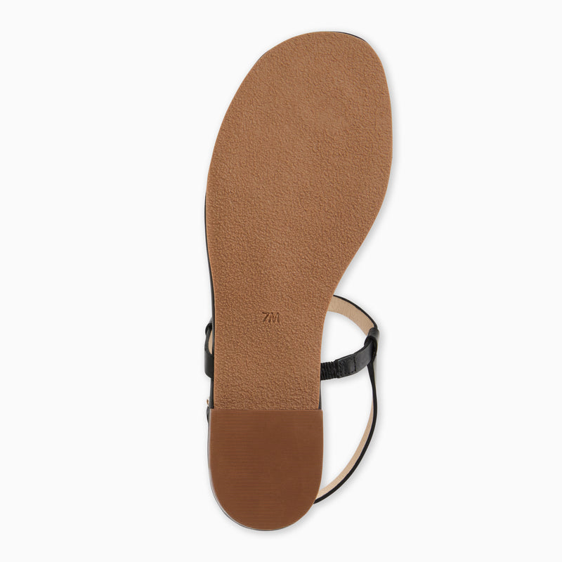 Worth Leather Flat Sandal