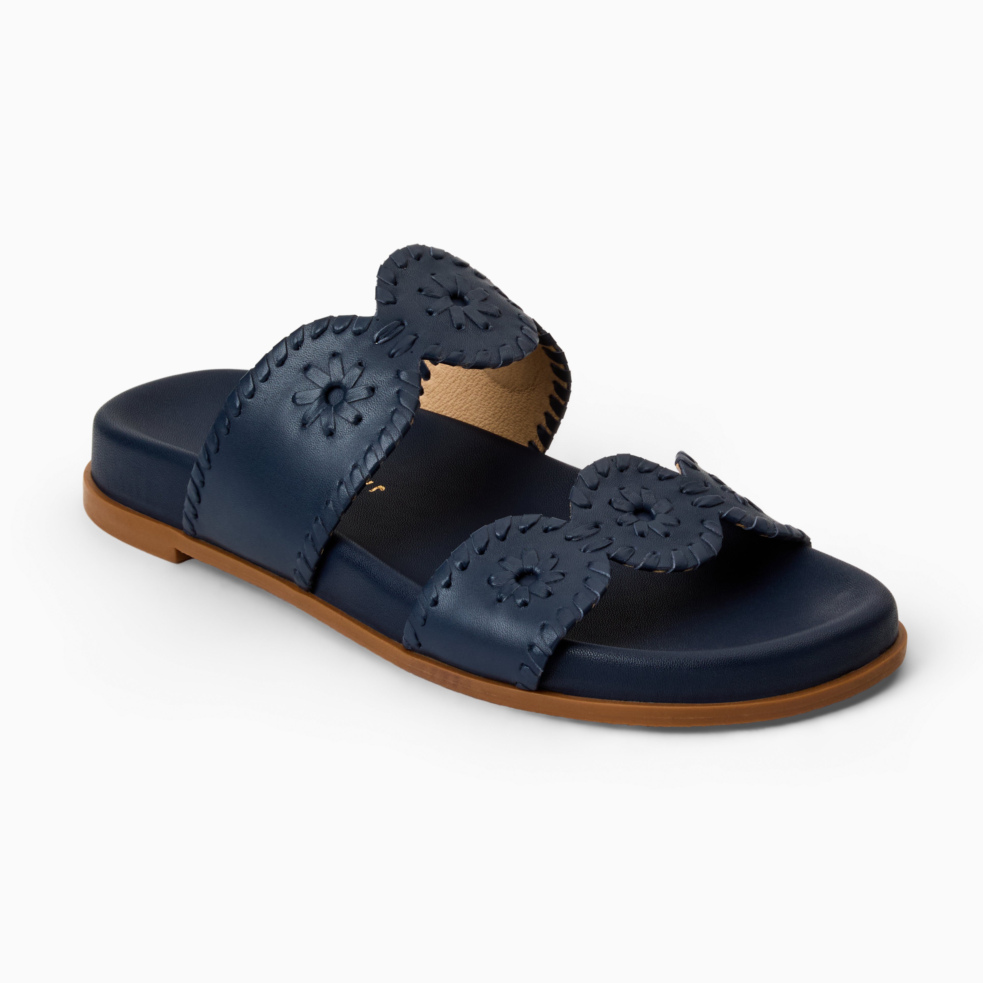 Jack Rogers Laurin Comfort Sandal — Midnite Nappa Leather – Jack