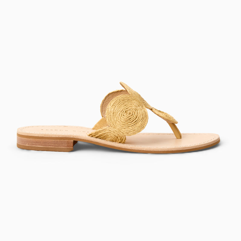 Margo Raffia Flat Sandal