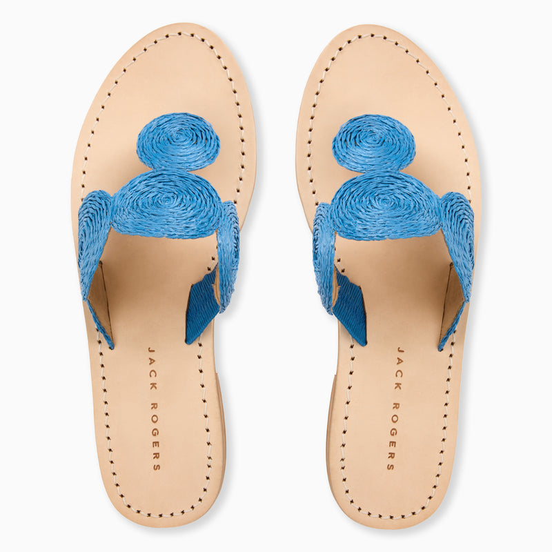 Margo Raffia Flat Sandal