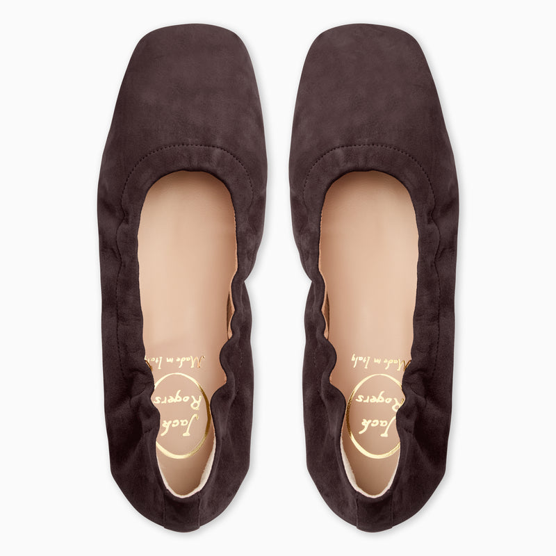 Santa Maria Italian Suede Ballet Flat