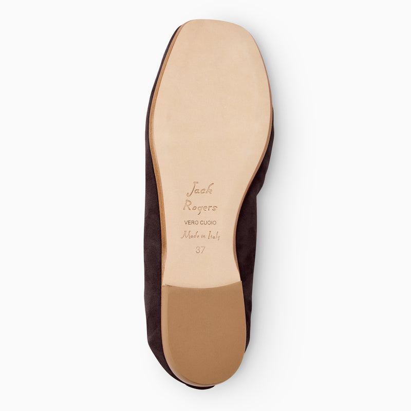 Santa Maria Italian Suede Ballet Flat