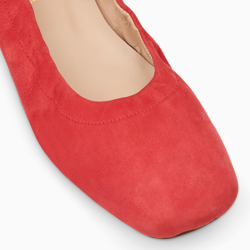 Santa Maria Italian Suede Ballet Flat