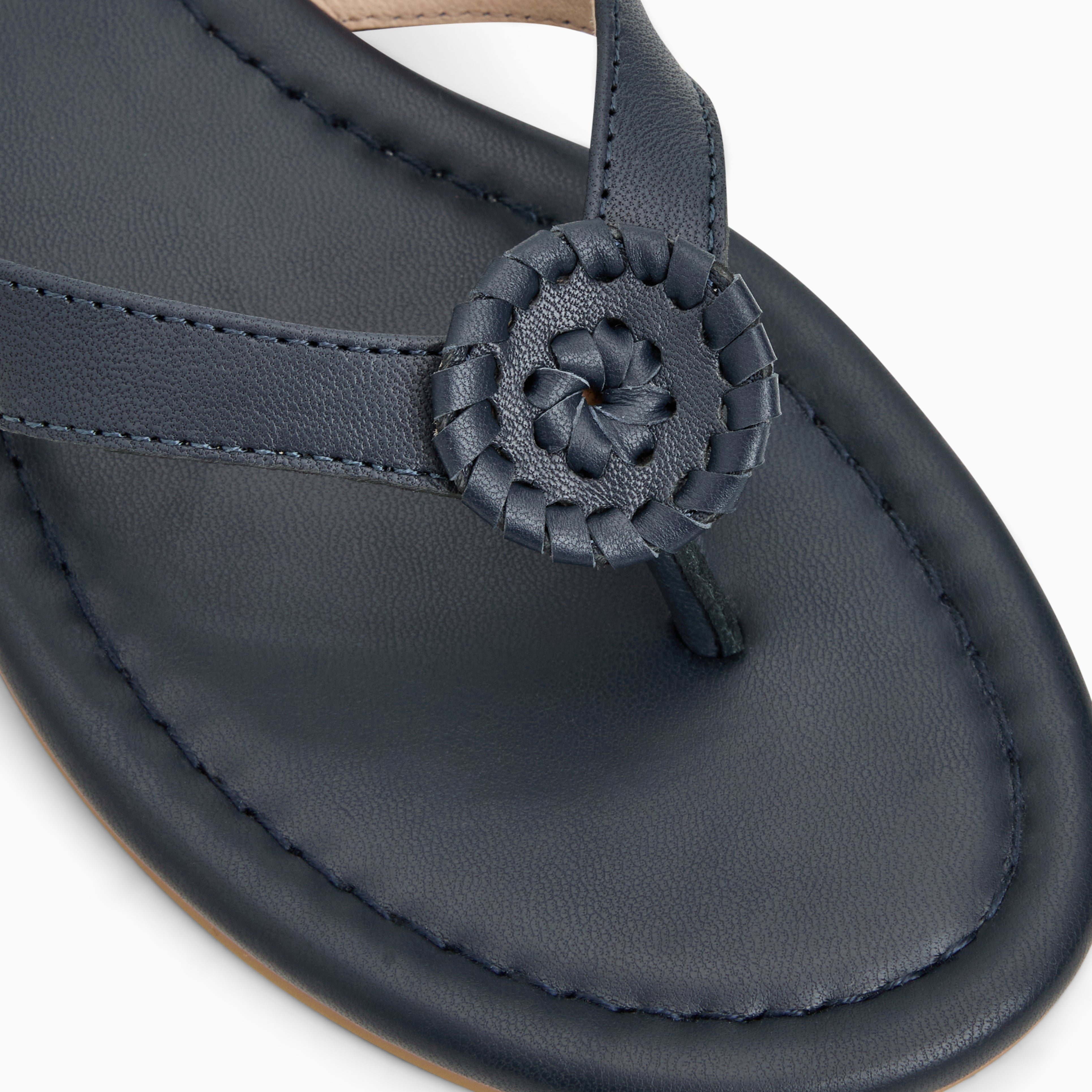 【MODERNIF】perry leather flip flops LEATHER FLIP FLOP BLUE – Marea New York