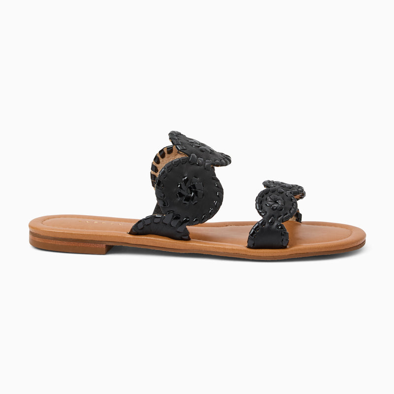 Lauren II Leather Slide Sandal