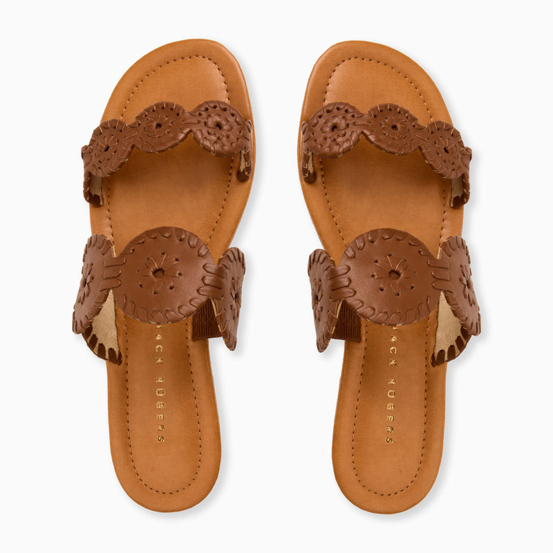Lauren II Leather Flat Sandal