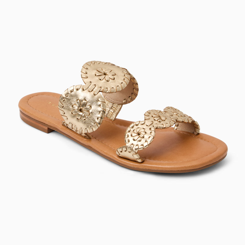 Lauren II Leather Slide Sandal