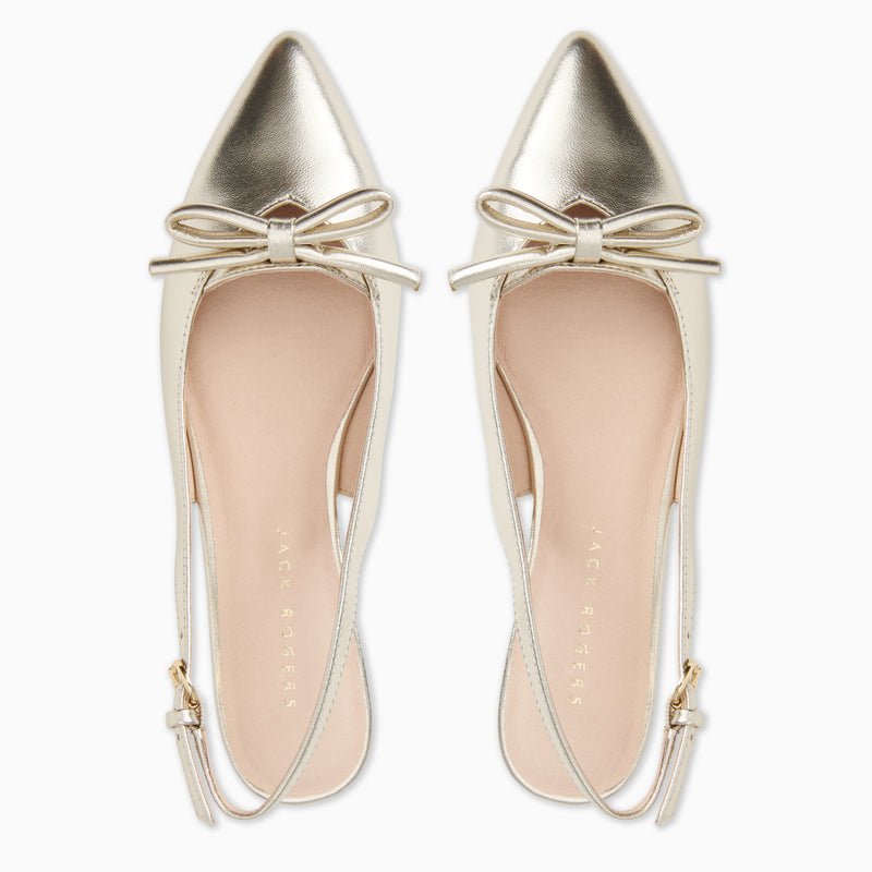 Lennox Leather Slingback Flat