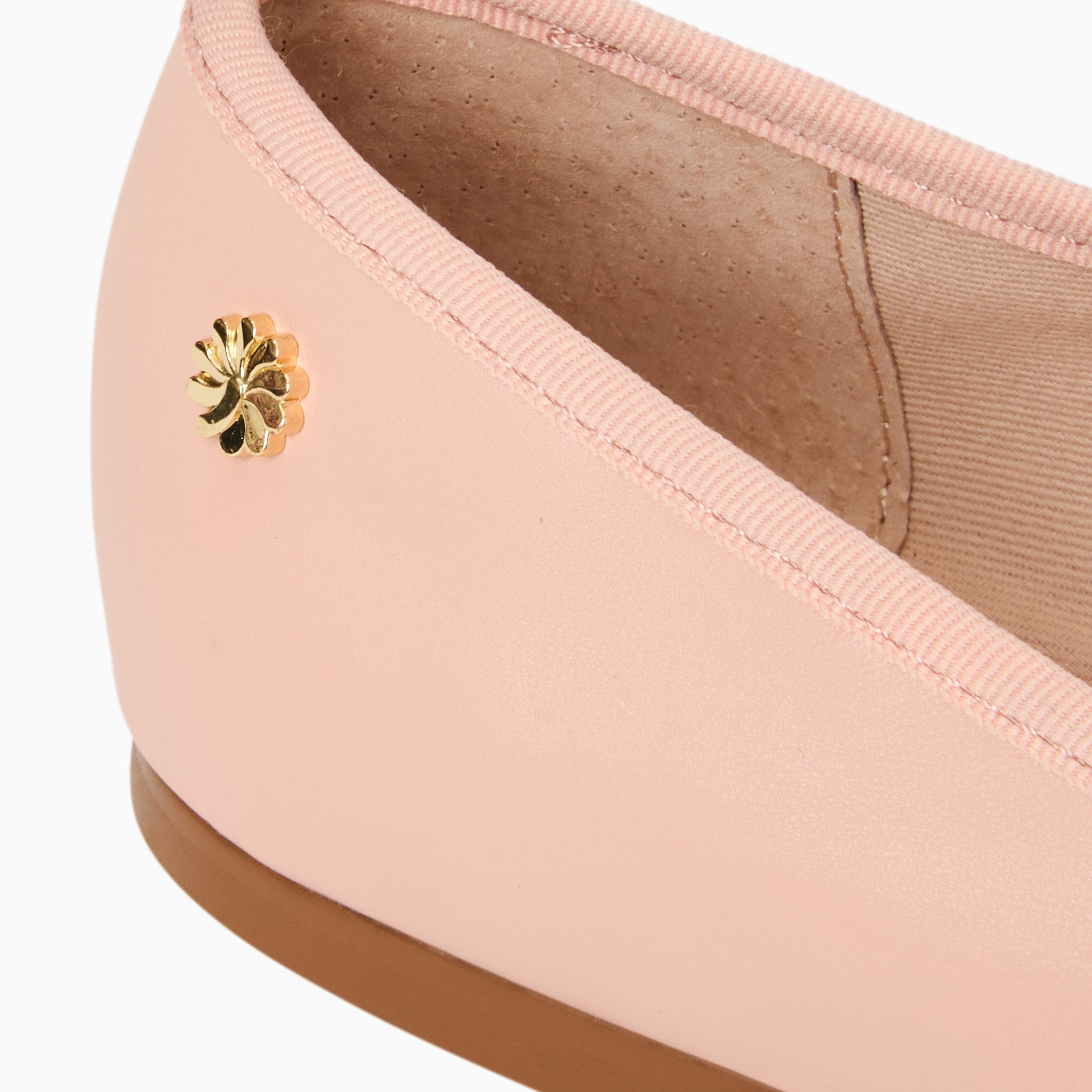 Jack Rogers Bettie Ballet Flat in Rose Cloud – Pink Nappa Leather