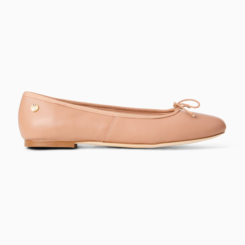Bettie Leather Ballet Flat