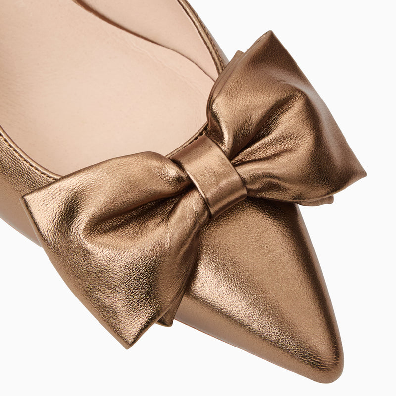 Maclean Leather Bow Slingback Heel