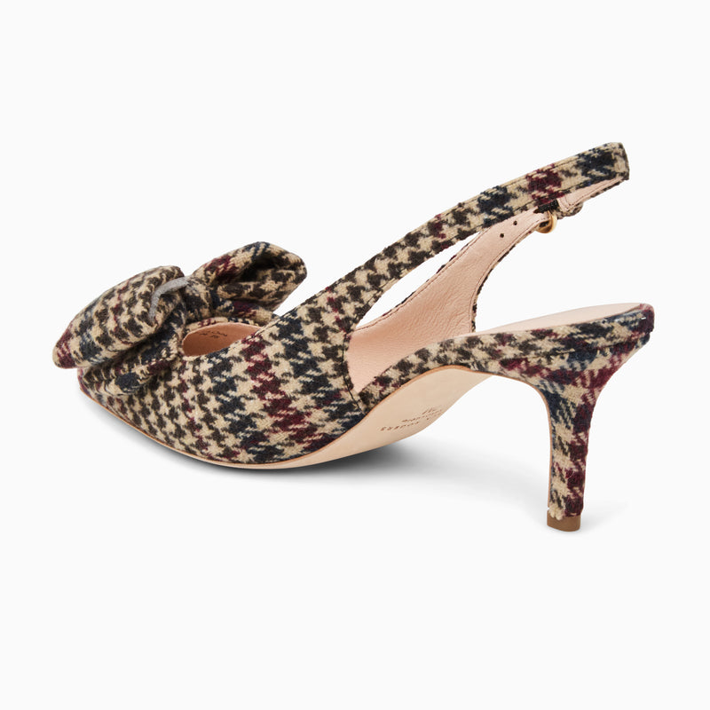 Maclean Fabric Bow Slingback Heel