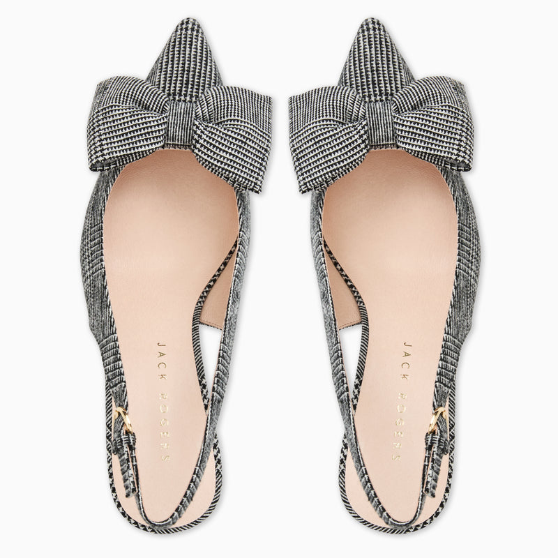Maclean Fabric Bow Slingback Heel