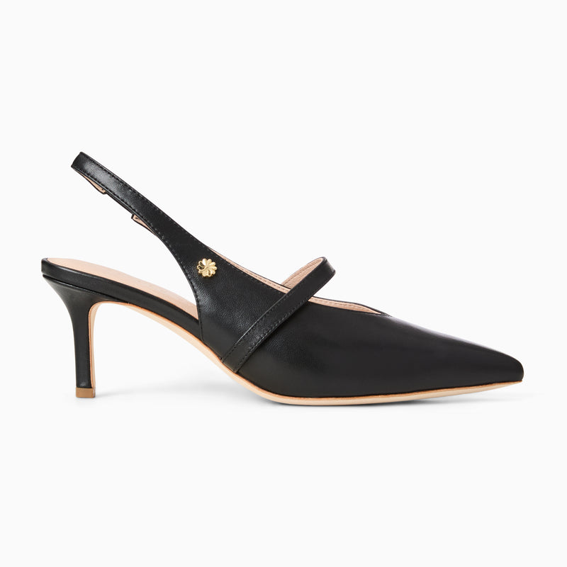 Blythe Leather Slingback Heel