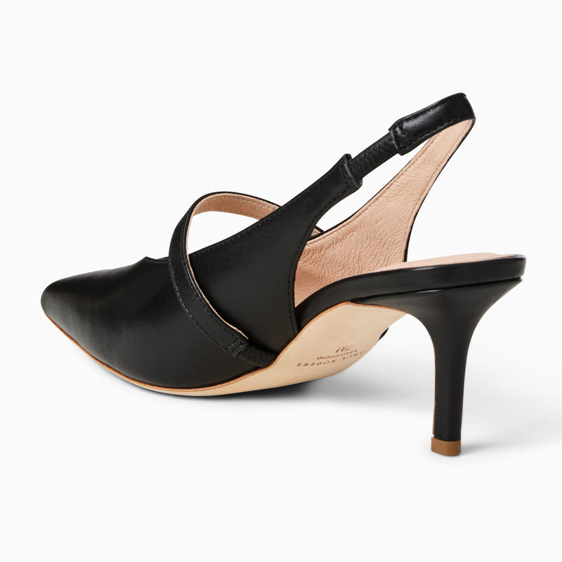 Blythe Leather Slingback Heel