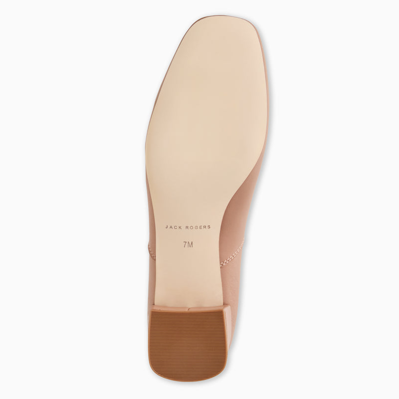Maddy Leather Low Block Heel
