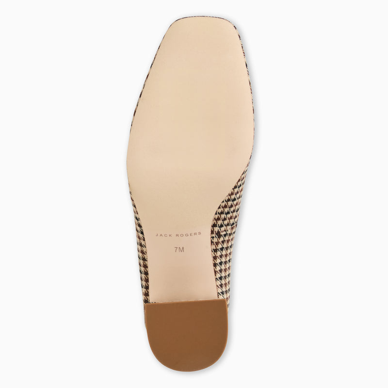 Maddy Fabric Low Block Heel