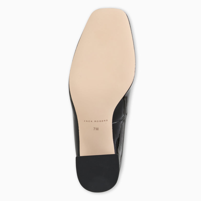 Lenora Leather Pump Heel