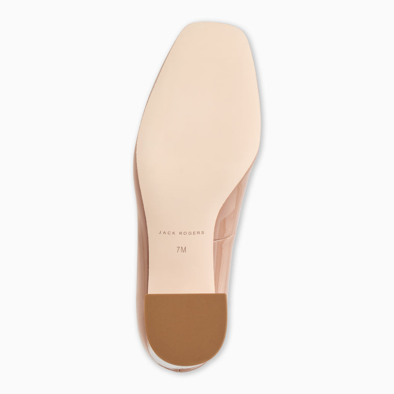 Lenora Leather Pump Heel