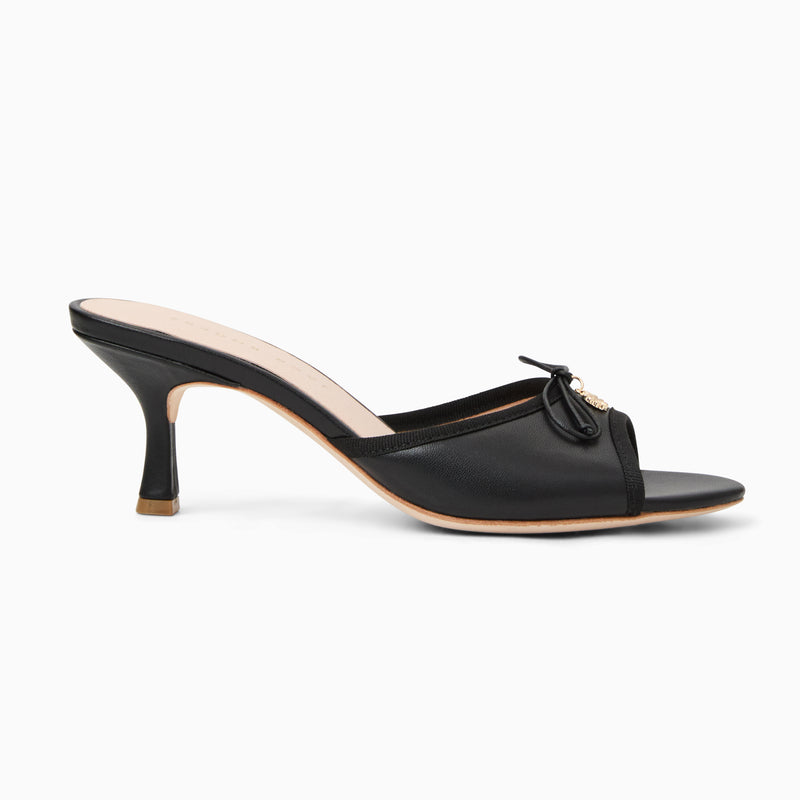 Velma Leather Mid Heel