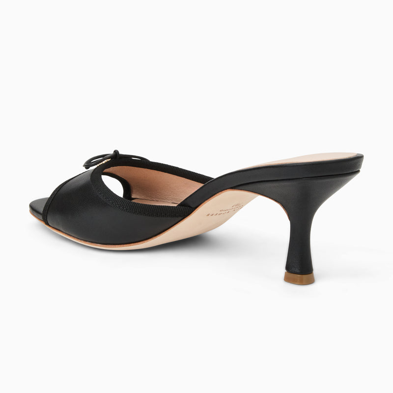 Velma Leather Mid Heel