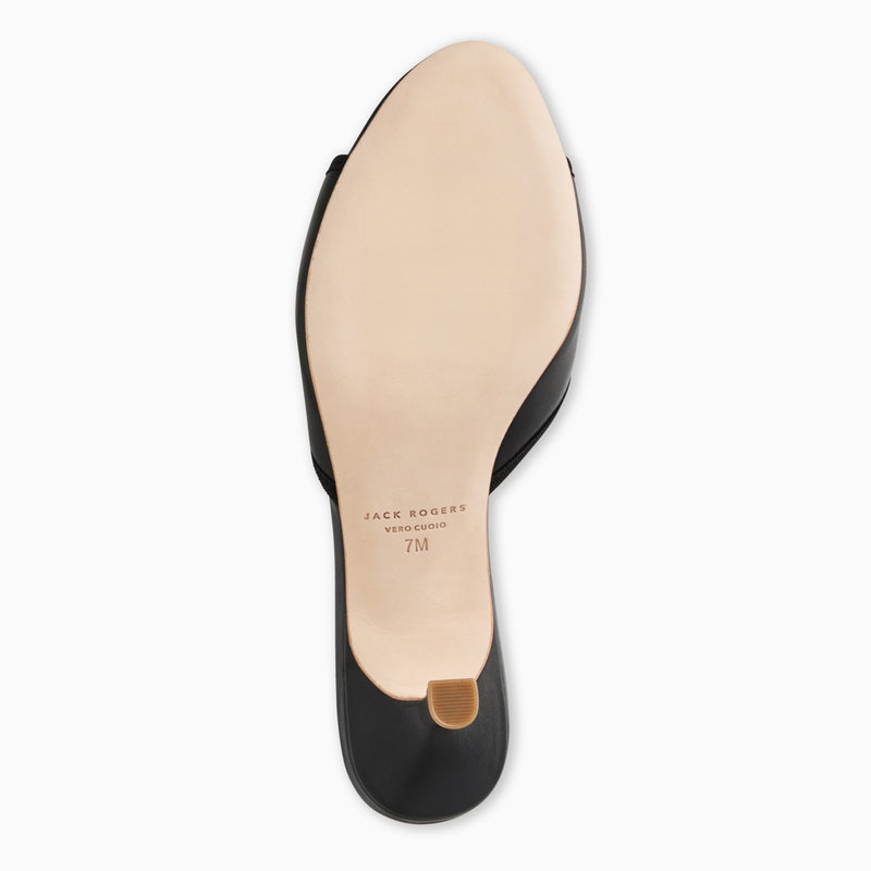 Velma Leather Mid Heel