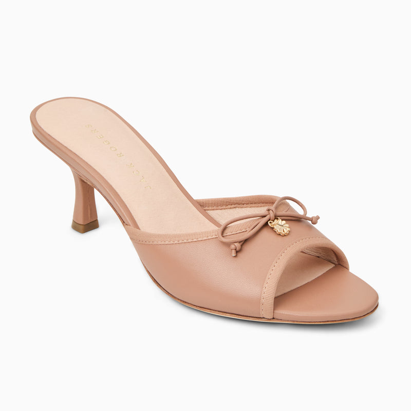 Velma Leather Mid Heel