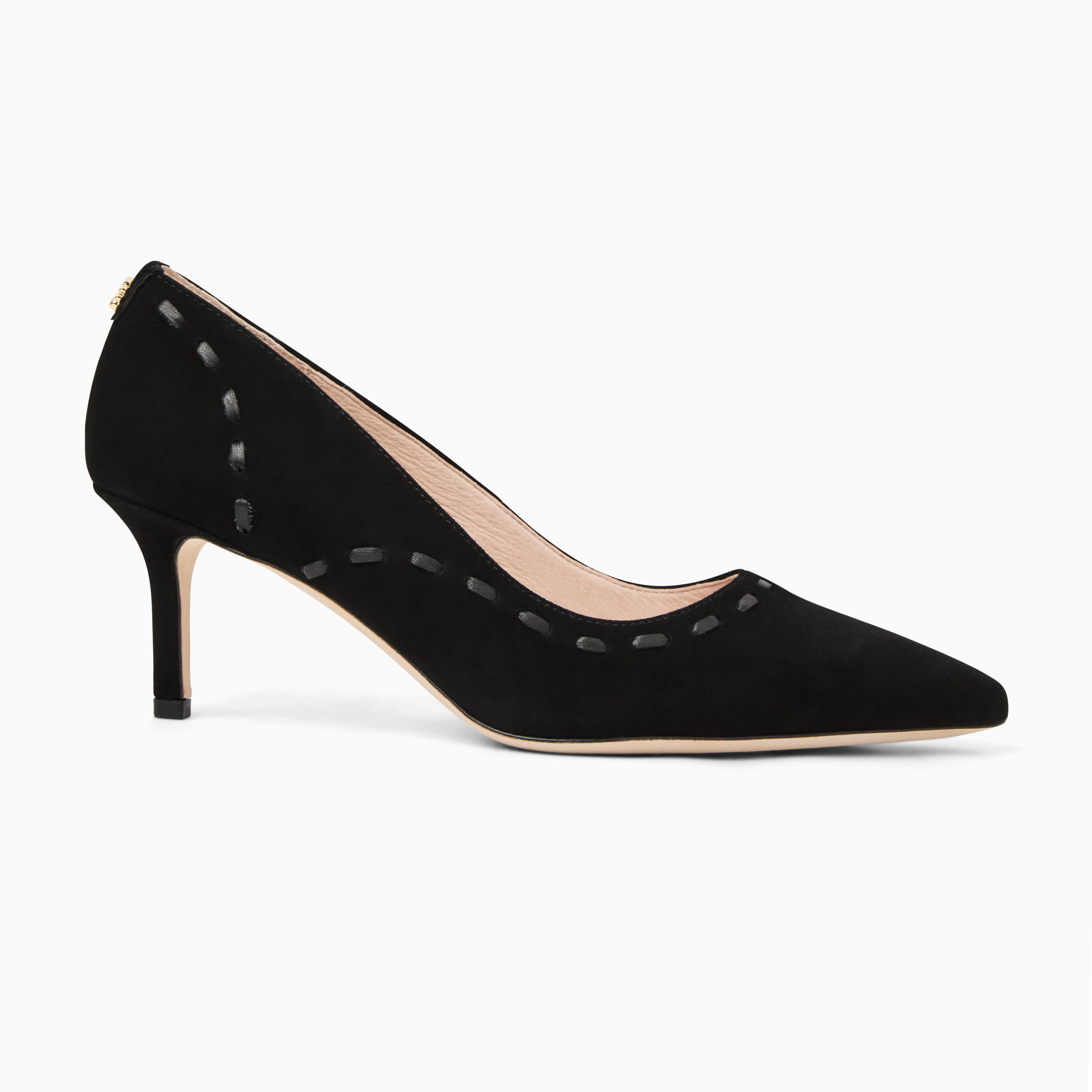 (取寄) ジャック ロジャース レディース ブリジット ポンプ - スエード Jack Rogers women Bridgette Pump - Suede Black Jack Rogers Bridget Pump in Black Suede – Pointed Toe Heels for