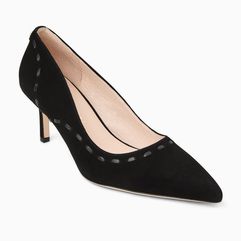 Bridgette Suede Heel Pump