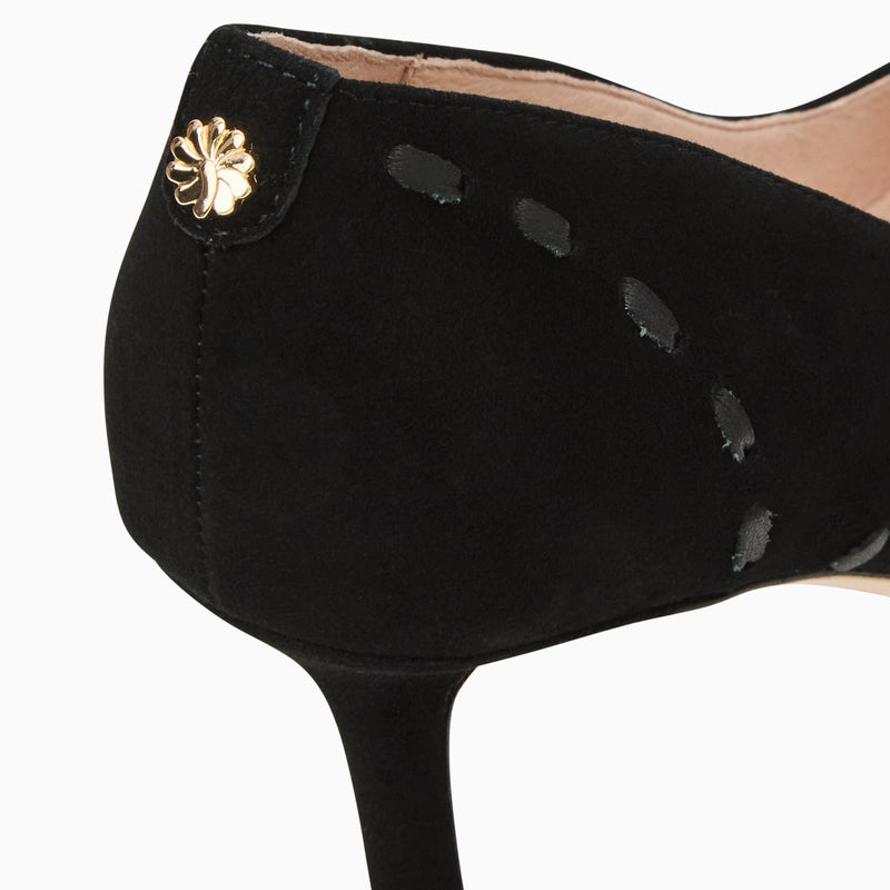 Bridgette Suede Heel Pump
