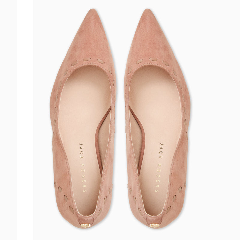 Bridgette Suede Heel Pump