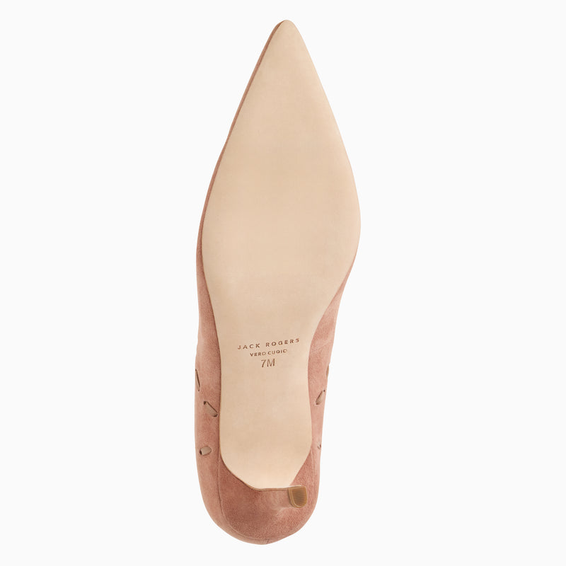 Bridgette Suede Heel Pump
